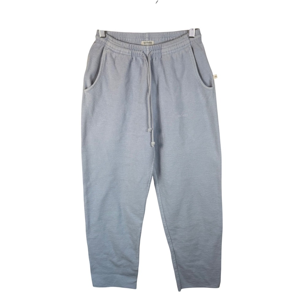 Madhappy Sweatpants Womens XS Light Blue Textured Knit Grunge Lounge Street Cozy